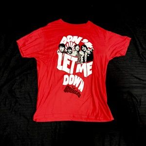 The Beatles Red T-Shirt “Don’t Let Me Down” | Sz XL Men’s